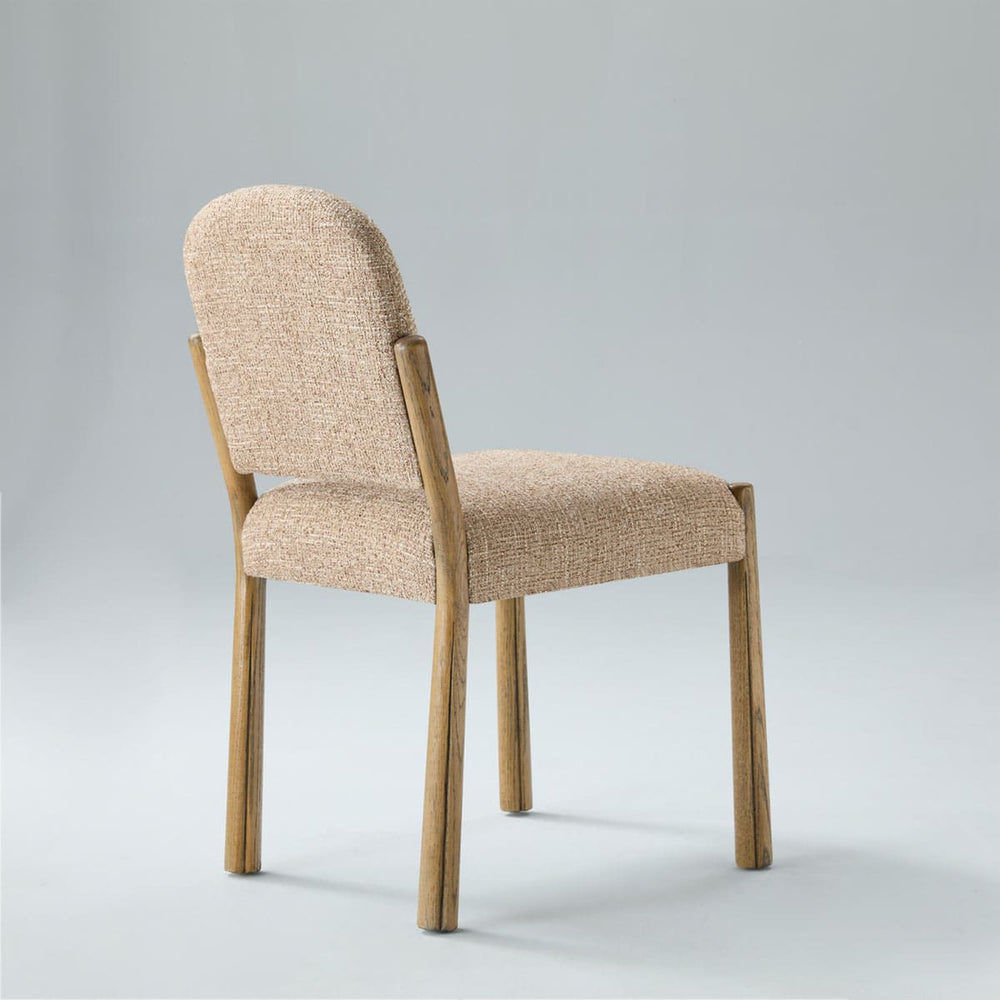 Zane Upholstered Dining Chair with Solid Oak Frame