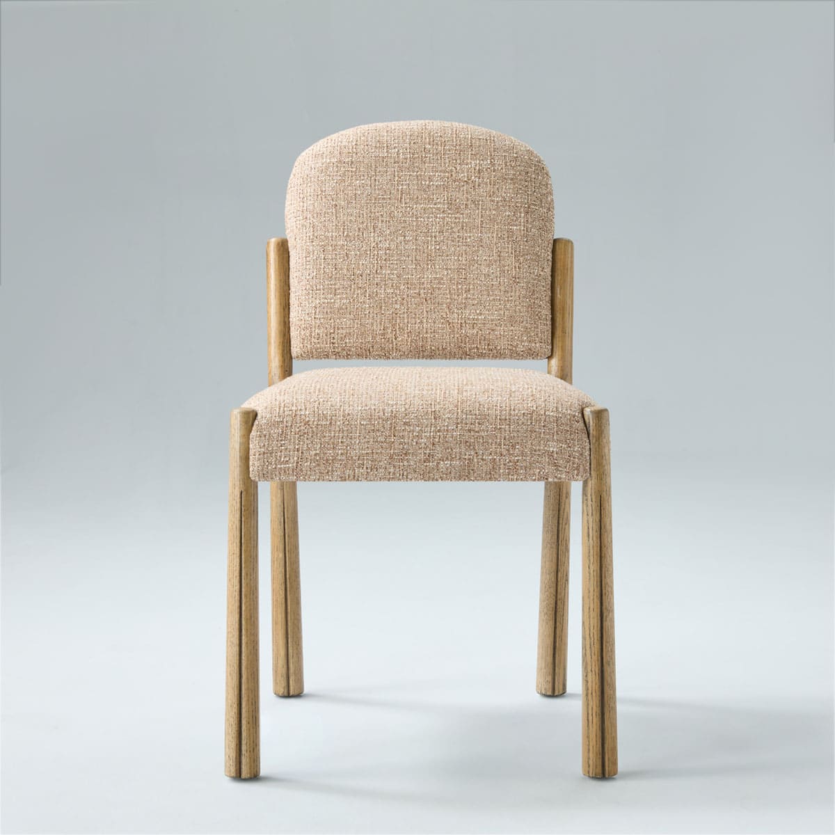 Zane Upholstered Dining Chair with Solid Oak Frame