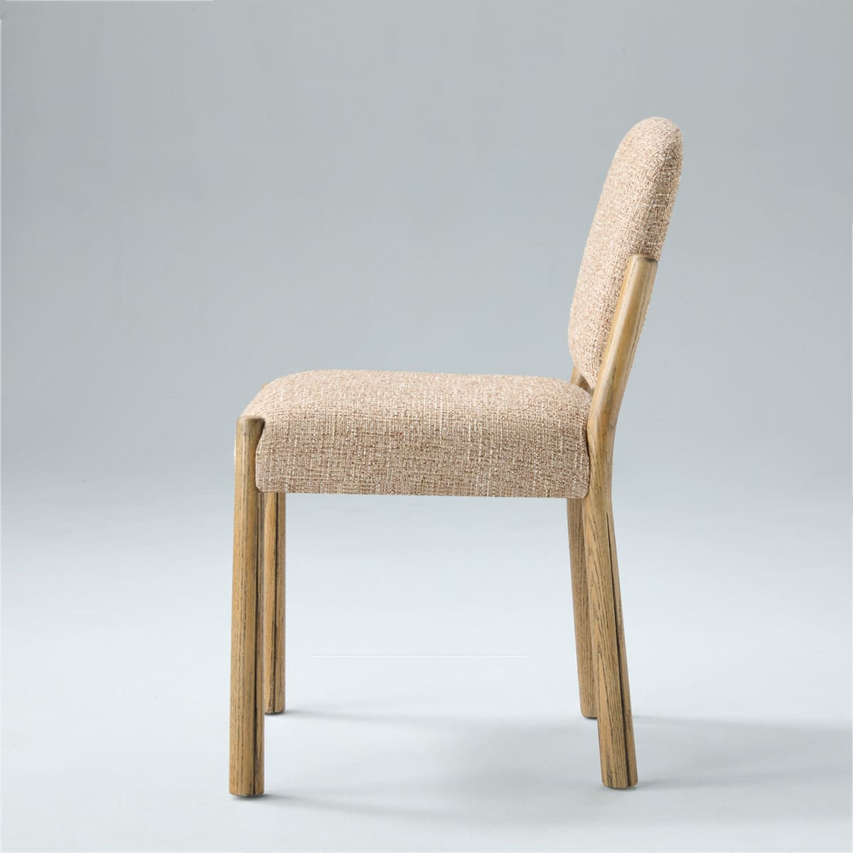 Zane Upholstered Dining Chair with Solid Oak Frame