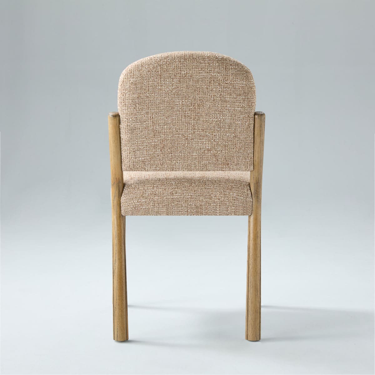 Zane Upholstered Dining Chair with Solid Oak Frame