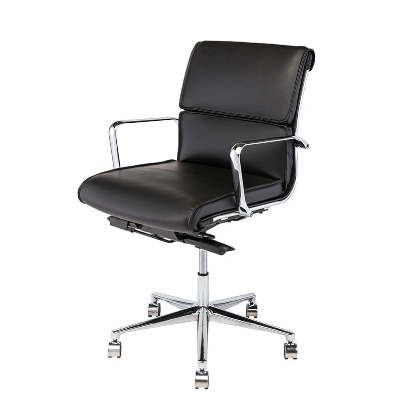 Lucia Office Chair Black Low Back