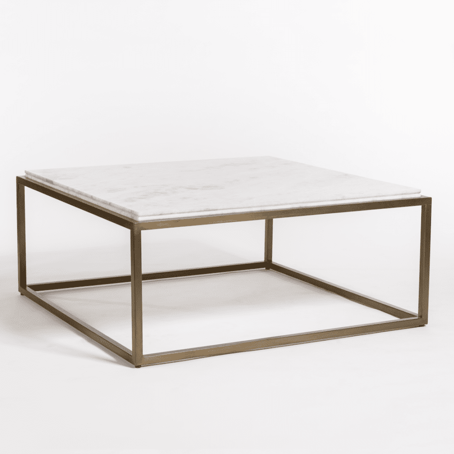 Beckett Coffee Table White Marble