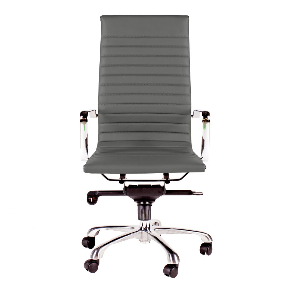 Omega Swivel Office Chair High Back Grey