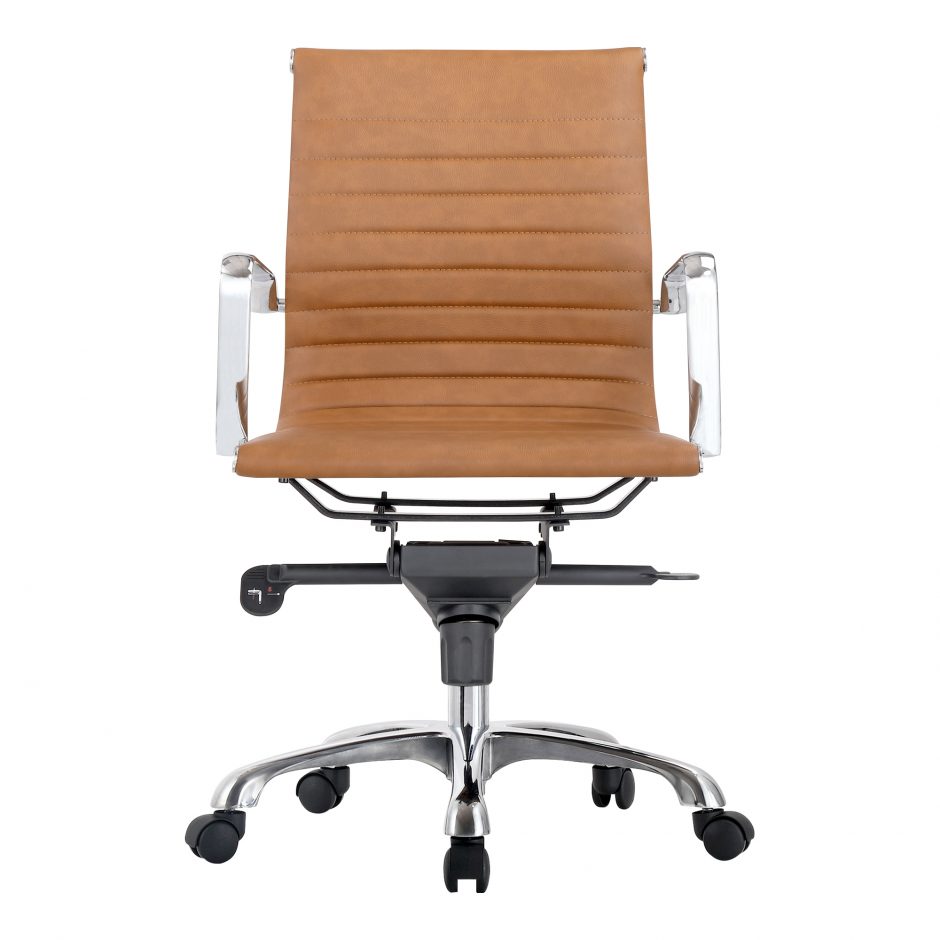 Omega Swivel Office Chair Low Back Beige