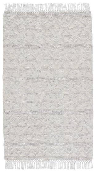 Cosette plain light grey rug