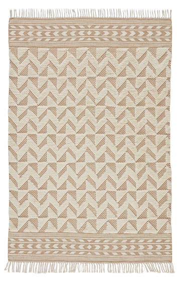 Maracas beige pattern rug