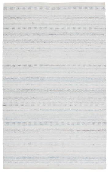 Penrose white striped rug
