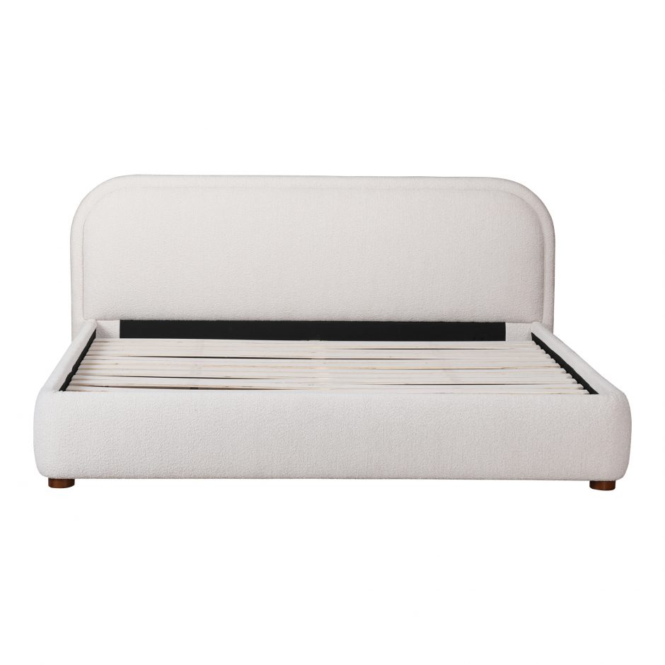 Colin Bed Oatmeal White