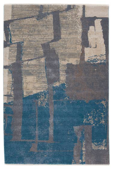 Sanaa blue & grey rug