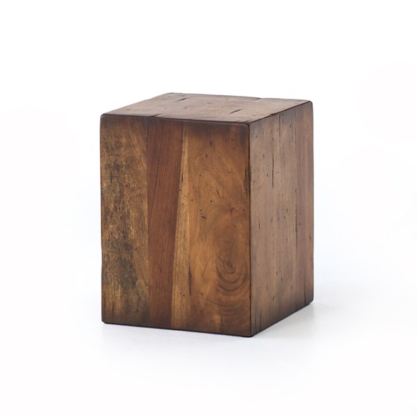 Duncan End Table – Reclaimed Fruitwood
