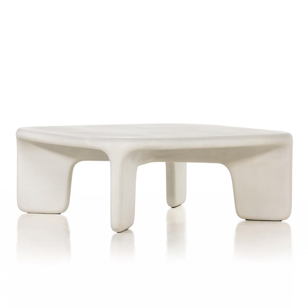 Dante Coffee Table – White Concrete