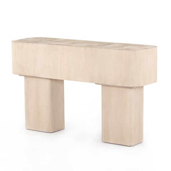 Blanco Console Table – Bleached Burl