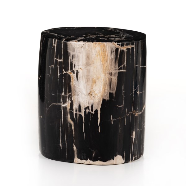 Kos End Table – Dark Petrified Wood