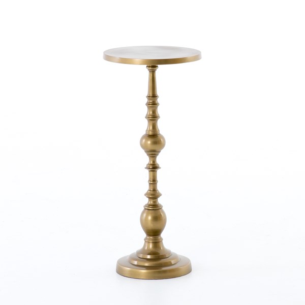 Calhoun End Table – Antique Brass