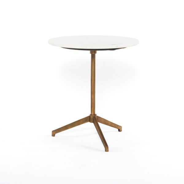 Helen End Table Solid Marble