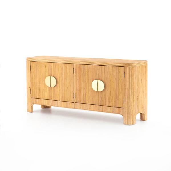 Claire Sideboard – Honey Rattan