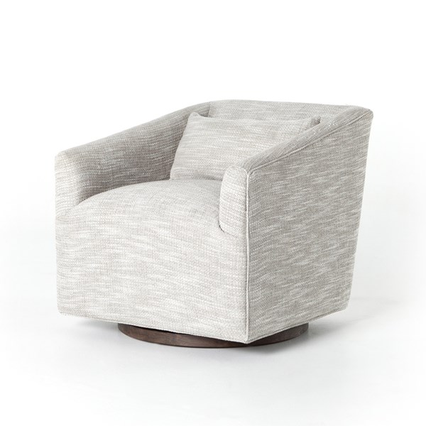 York Swivel Chair White