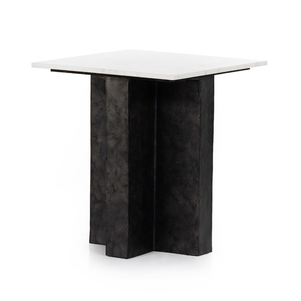 Terrell End Table – Raw Black