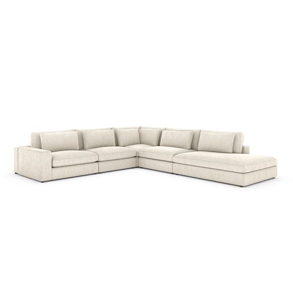 Bloor 4-pc Sectional w/ Bumper Chaise