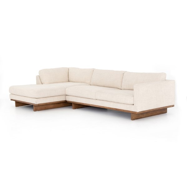 Everly 2-pc Sectional Cream