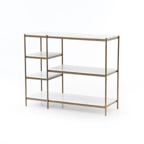 Lily Console Table Antique Brass