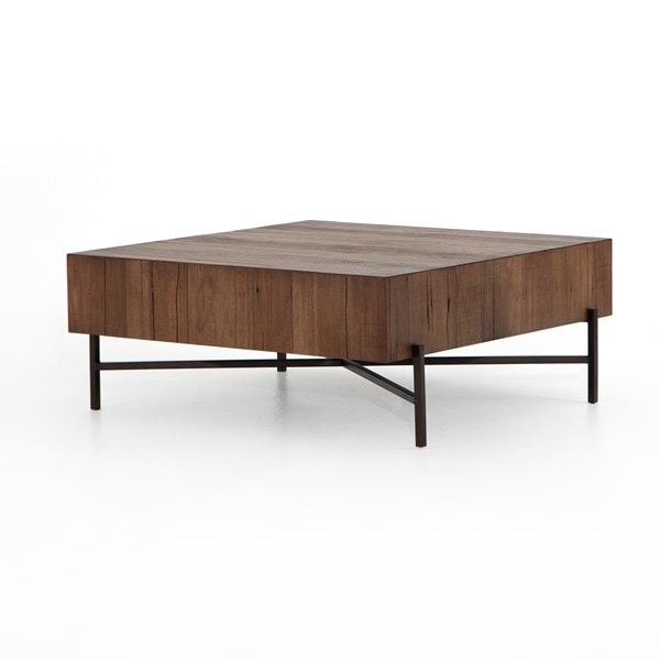 Tinsley Square Coffee Table – Brown