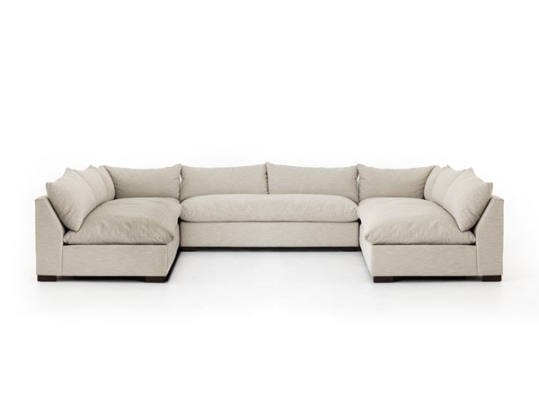 Grant 5-pc Sectional Light Grey