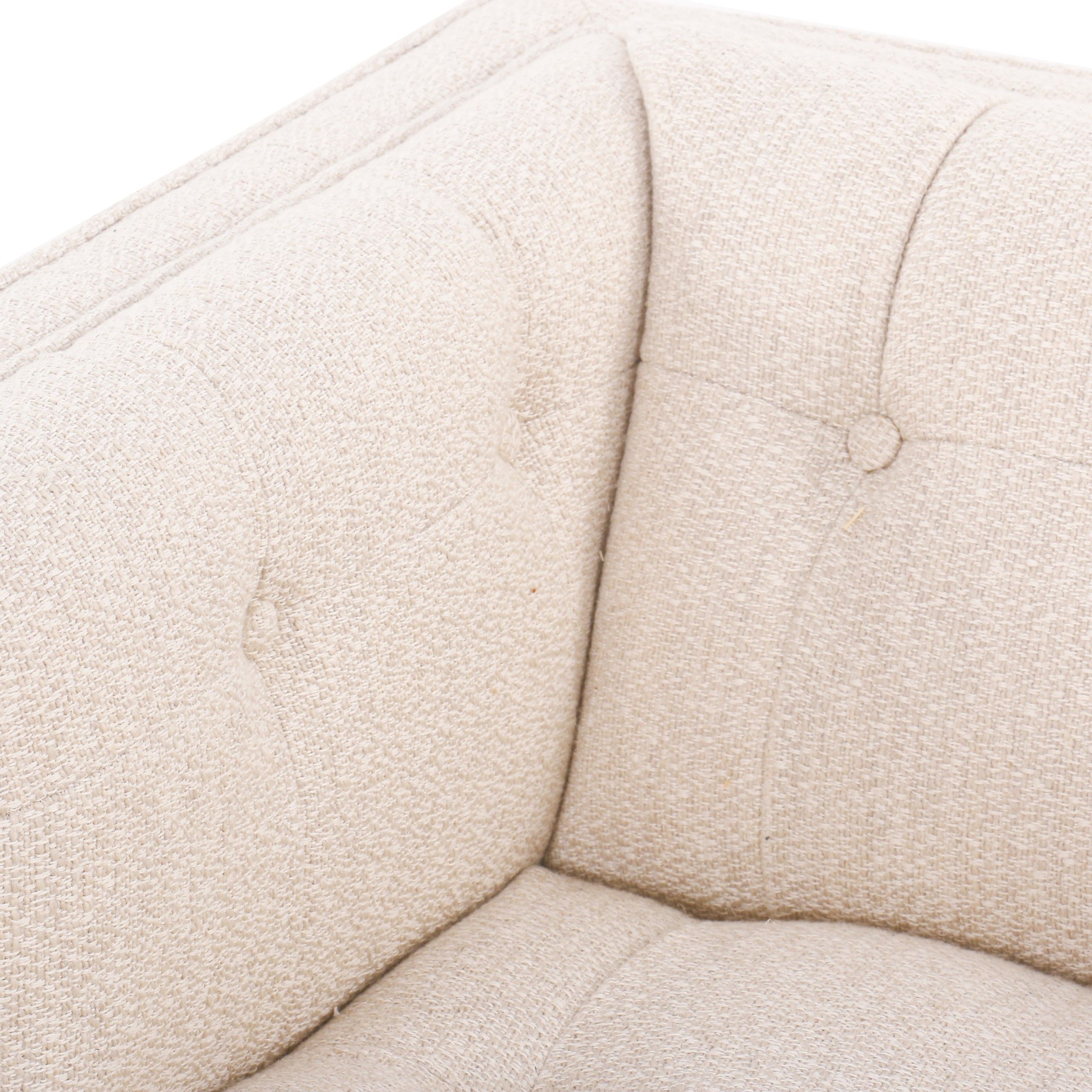 Dylan Chaise Lounge - Kerbey Taupe tufting