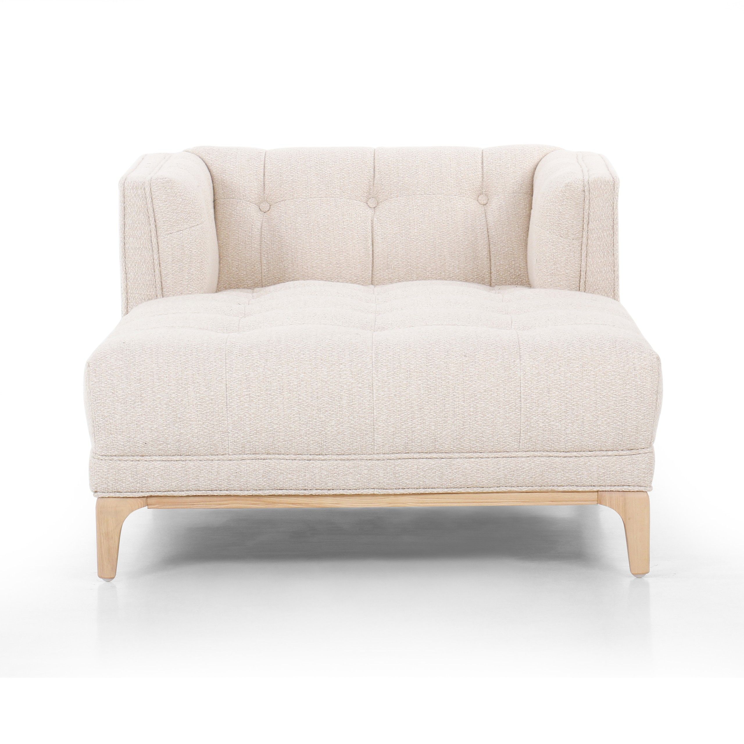 Dylan Chaise Lounge - Kerbey Taupe front